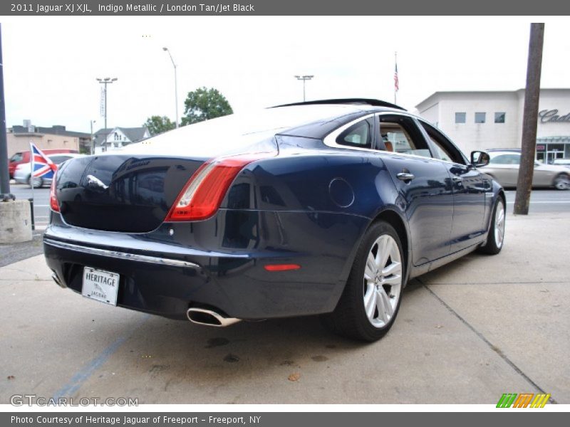 Indigo Metallic / London Tan/Jet Black 2011 Jaguar XJ XJL