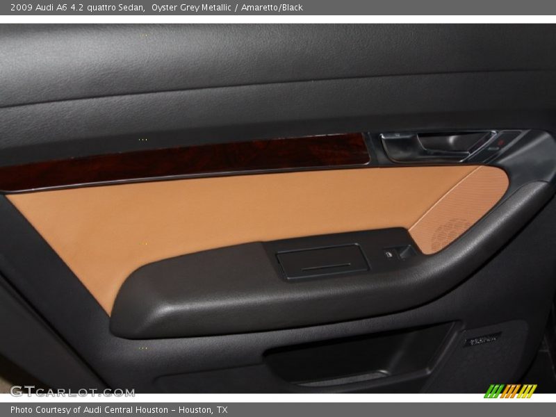 Oyster Grey Metallic / Amaretto/Black 2009 Audi A6 4.2 quattro Sedan