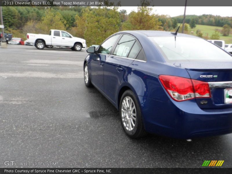 Blue Topaz Metallic / Jet Black 2013 Chevrolet Cruze ECO
