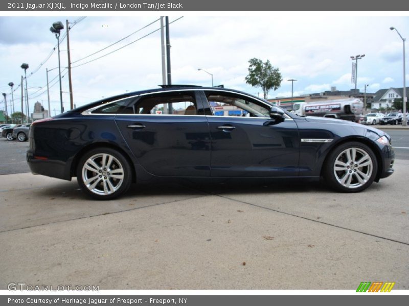 Indigo Metallic / London Tan/Jet Black 2011 Jaguar XJ XJL
