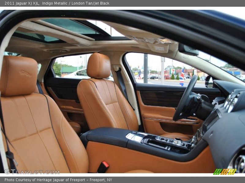 Indigo Metallic / London Tan/Jet Black 2011 Jaguar XJ XJL