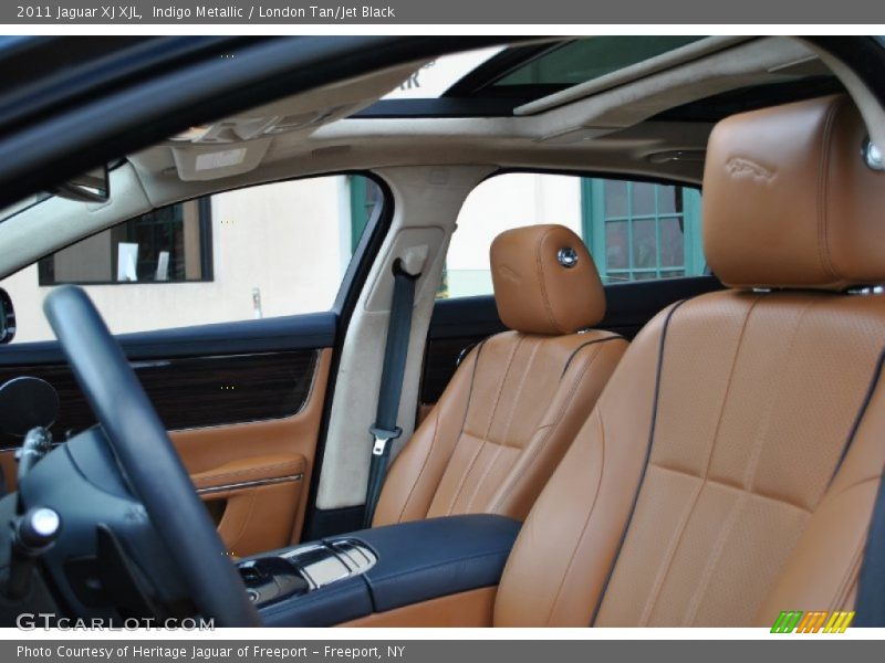 Indigo Metallic / London Tan/Jet Black 2011 Jaguar XJ XJL
