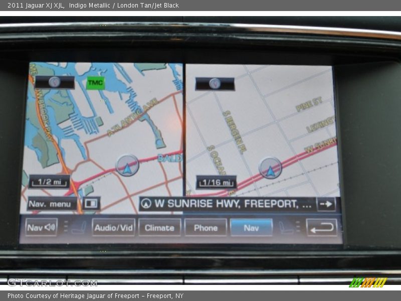 Navigation of 2011 XJ XJL