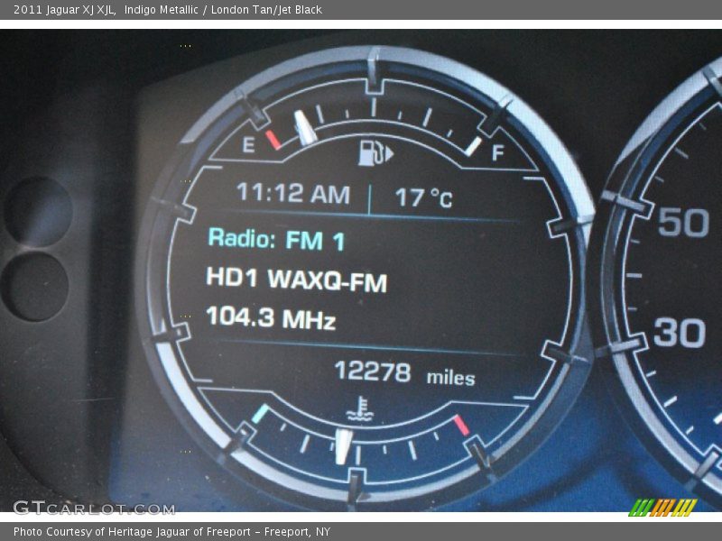 Indigo Metallic / London Tan/Jet Black 2011 Jaguar XJ XJL