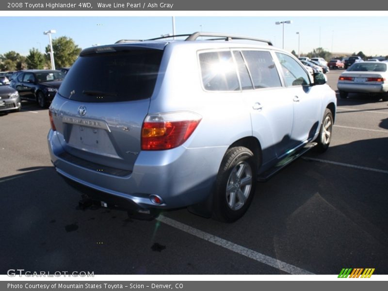 Wave Line Pearl / Ash Gray 2008 Toyota Highlander 4WD