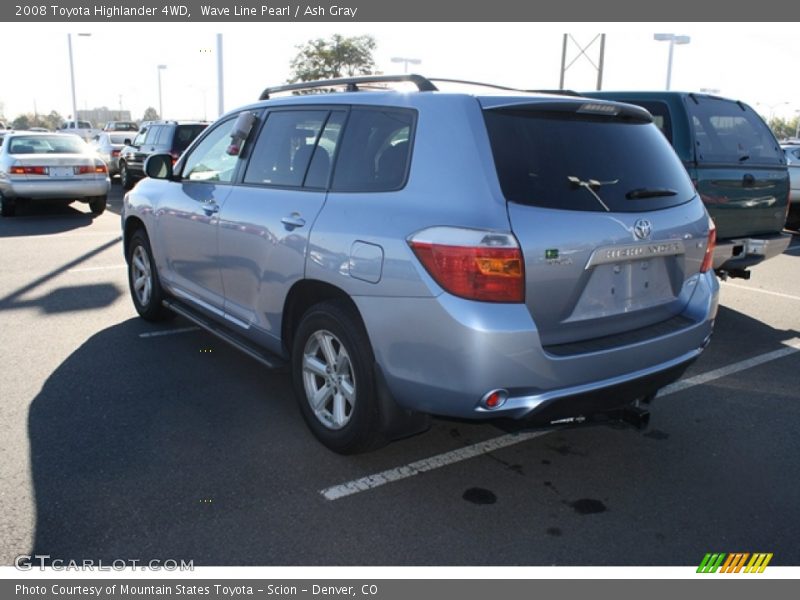 Wave Line Pearl / Ash Gray 2008 Toyota Highlander 4WD