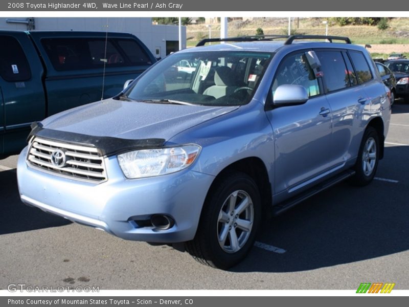 Wave Line Pearl / Ash Gray 2008 Toyota Highlander 4WD