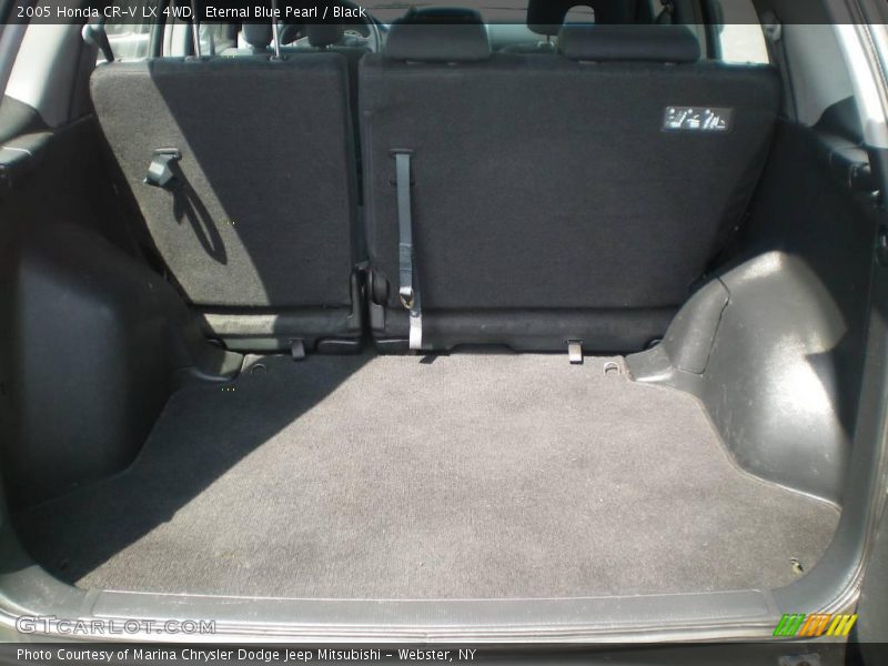 Eternal Blue Pearl / Black 2005 Honda CR-V LX 4WD