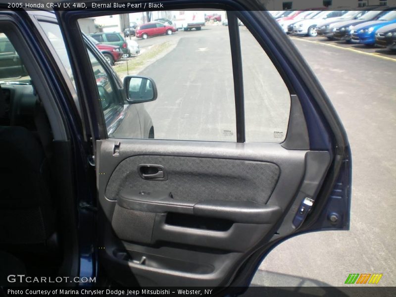 Eternal Blue Pearl / Black 2005 Honda CR-V LX 4WD