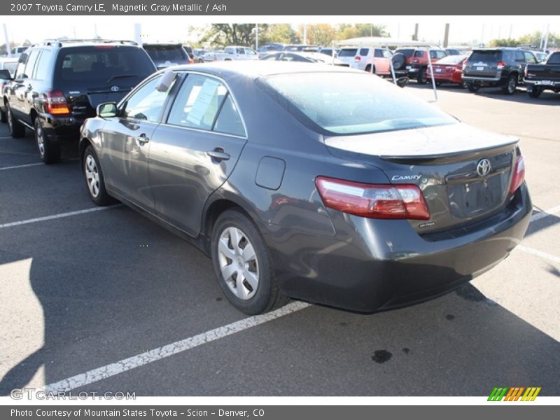Magnetic Gray Metallic / Ash 2007 Toyota Camry LE
