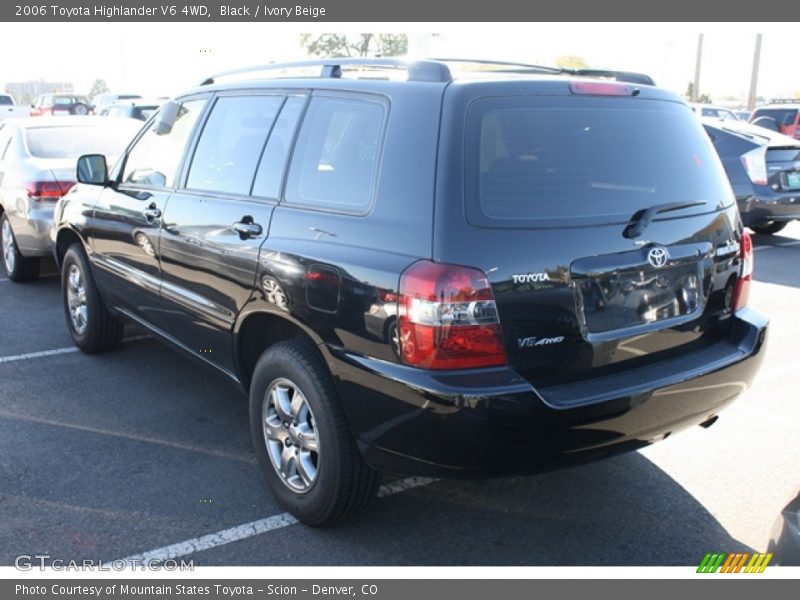 Black / Ivory Beige 2006 Toyota Highlander V6 4WD