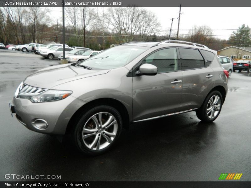 Platinum Graphite Metallic / Black 2009 Nissan Murano LE AWD