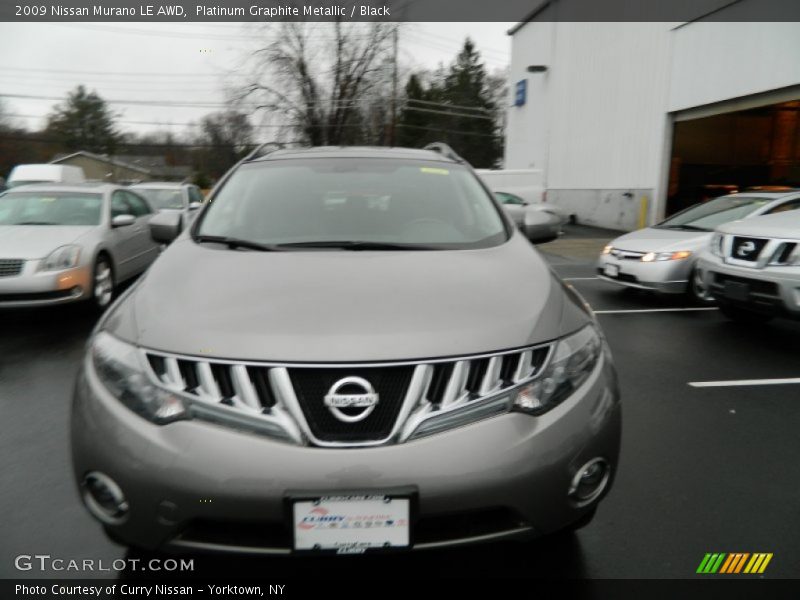Platinum Graphite Metallic / Black 2009 Nissan Murano LE AWD