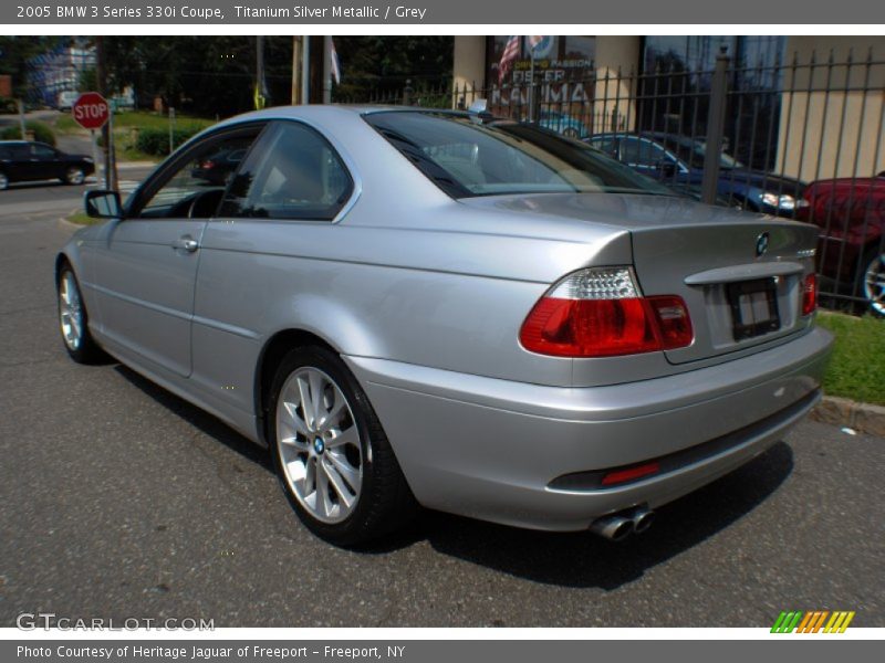 Titanium Silver Metallic / Grey 2005 BMW 3 Series 330i Coupe