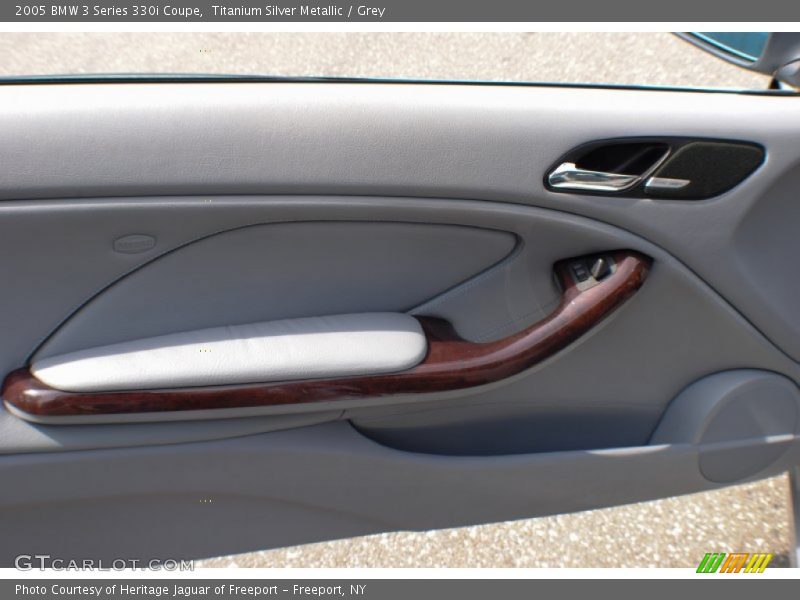 Titanium Silver Metallic / Grey 2005 BMW 3 Series 330i Coupe