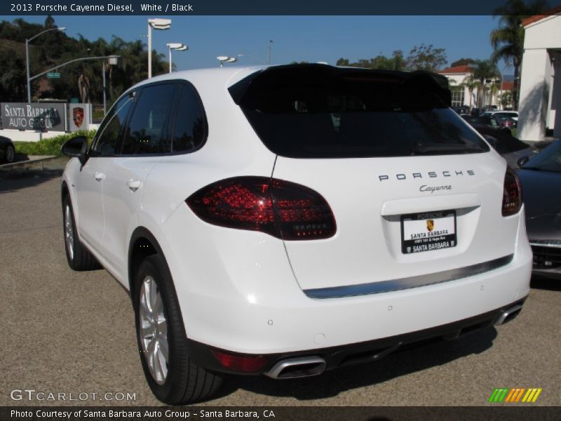 White / Black 2013 Porsche Cayenne Diesel