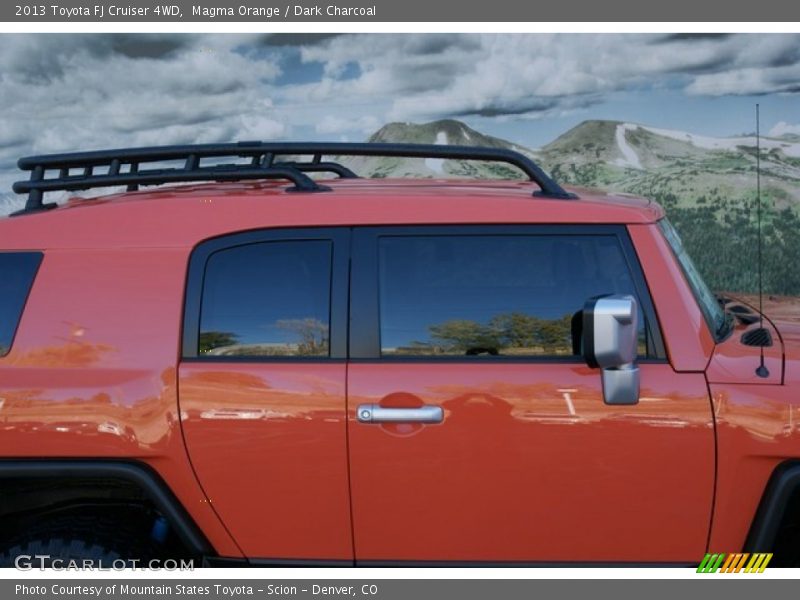 Magma Orange / Dark Charcoal 2013 Toyota FJ Cruiser 4WD