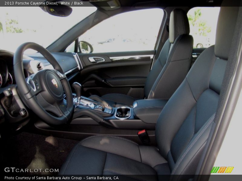  2013 Cayenne Diesel Black Interior