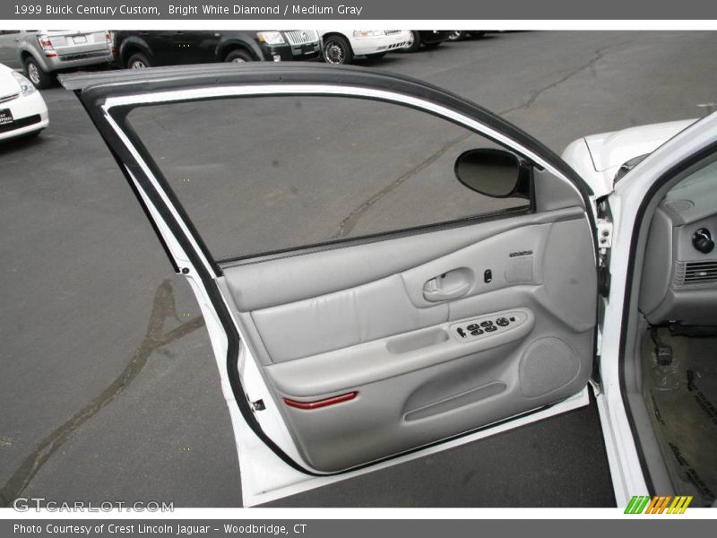 Bright White Diamond / Medium Gray 1999 Buick Century Custom