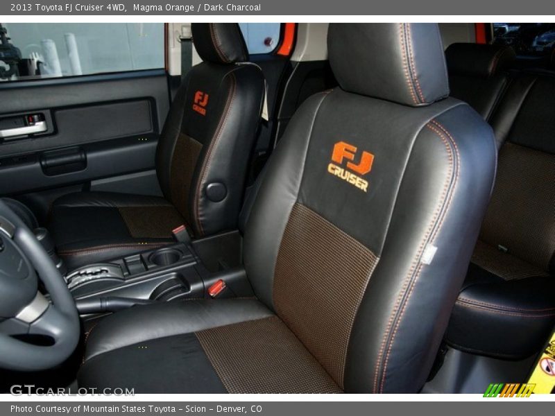 Magma Orange / Dark Charcoal 2013 Toyota FJ Cruiser 4WD