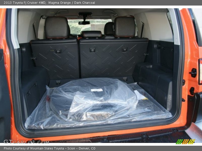 Magma Orange / Dark Charcoal 2013 Toyota FJ Cruiser 4WD