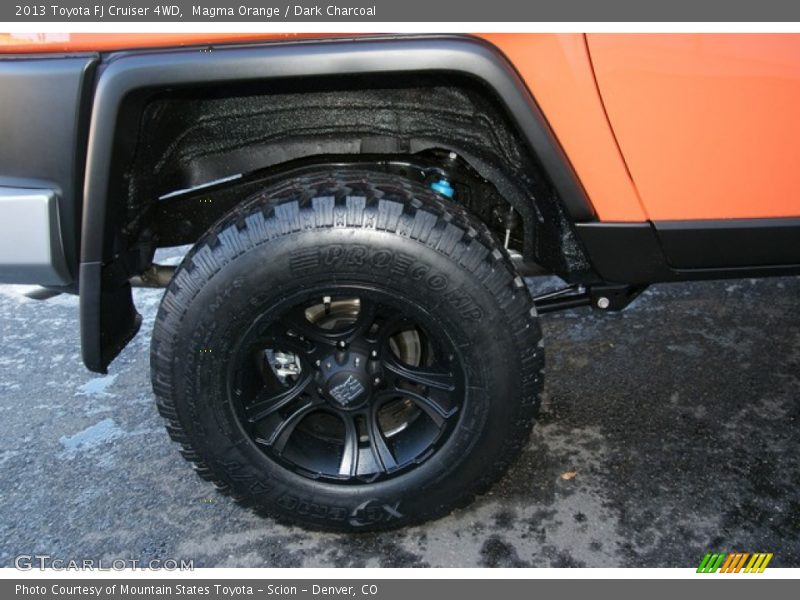 Magma Orange / Dark Charcoal 2013 Toyota FJ Cruiser 4WD