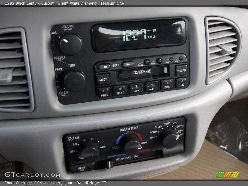 Bright White Diamond / Medium Gray 1999 Buick Century Custom