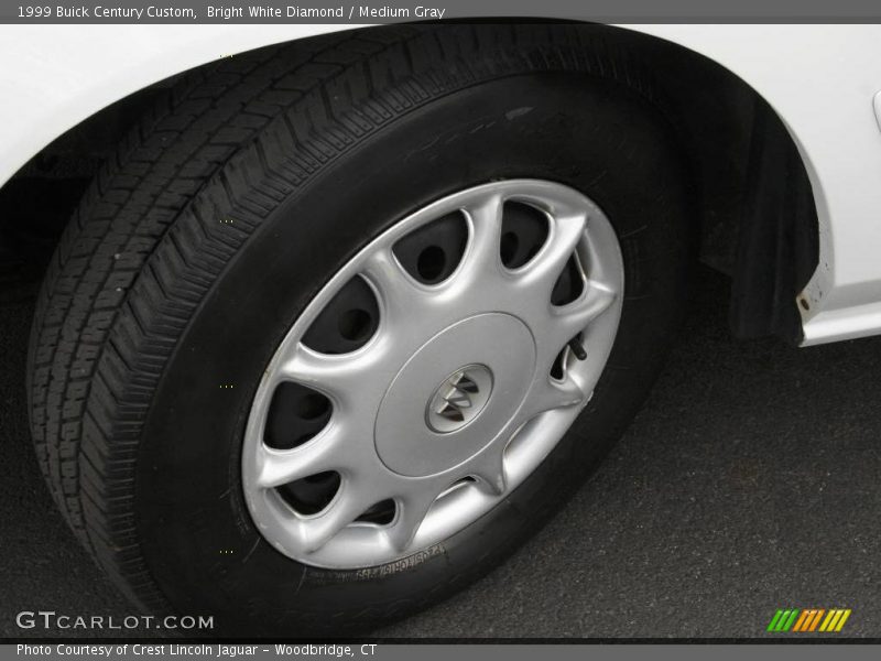 Bright White Diamond / Medium Gray 1999 Buick Century Custom