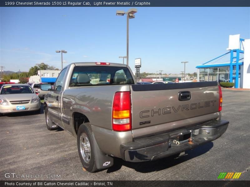 Light Pewter Metallic / Graphite 1999 Chevrolet Silverado 1500 LS Regular Cab