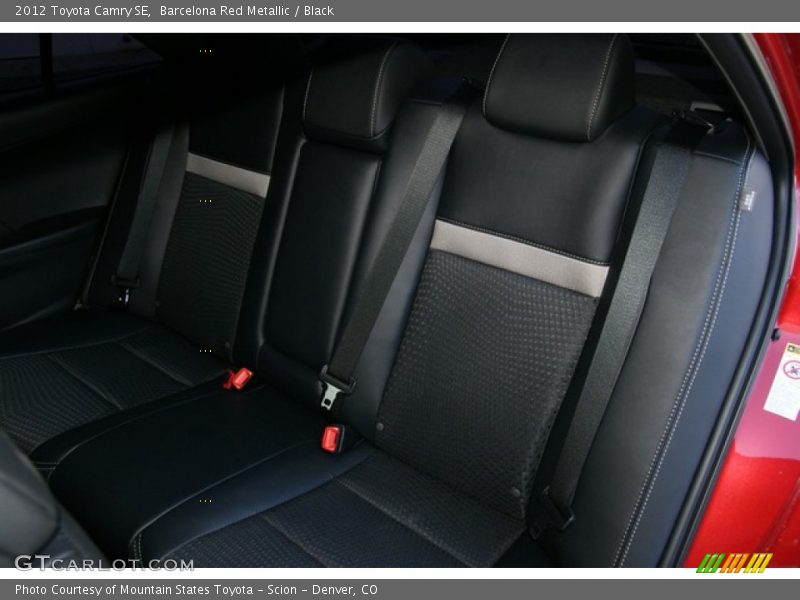 Barcelona Red Metallic / Black 2012 Toyota Camry SE
