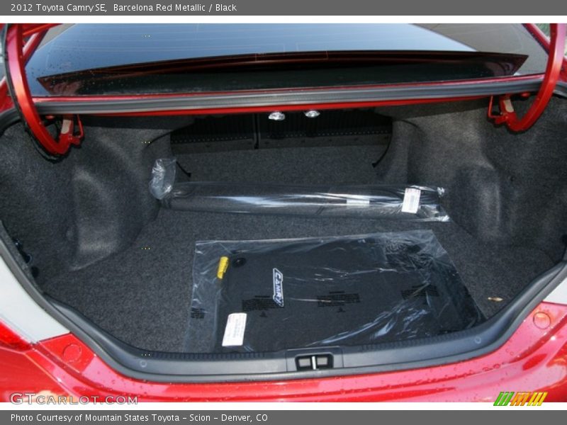 Barcelona Red Metallic / Black 2012 Toyota Camry SE