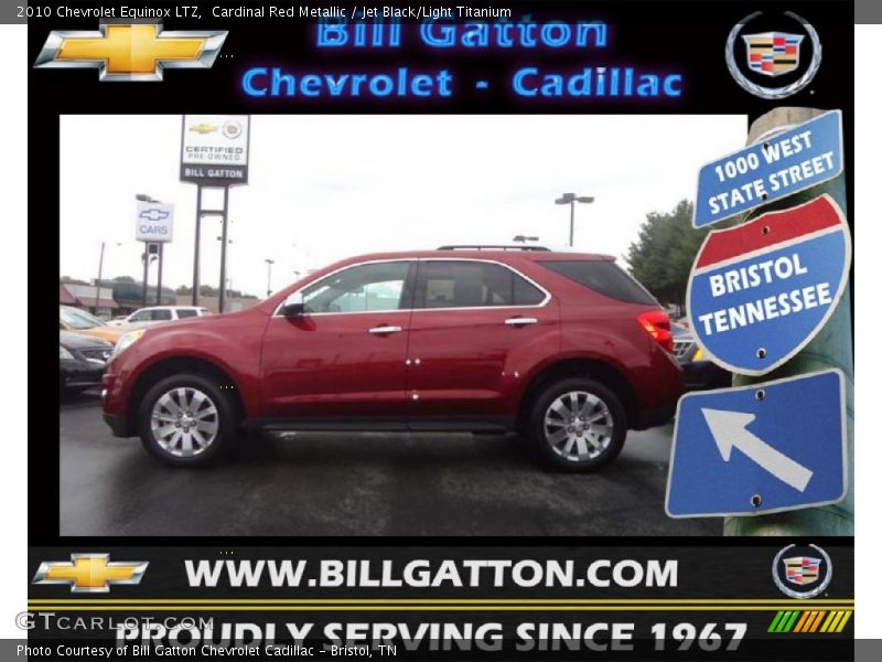 Cardinal Red Metallic / Jet Black/Light Titanium 2010 Chevrolet Equinox LTZ