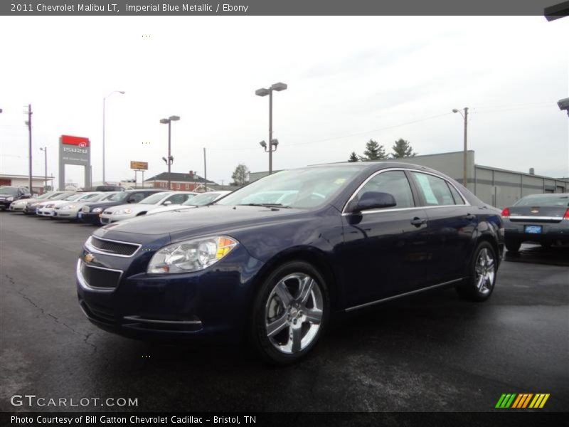 Imperial Blue Metallic / Ebony 2011 Chevrolet Malibu LT