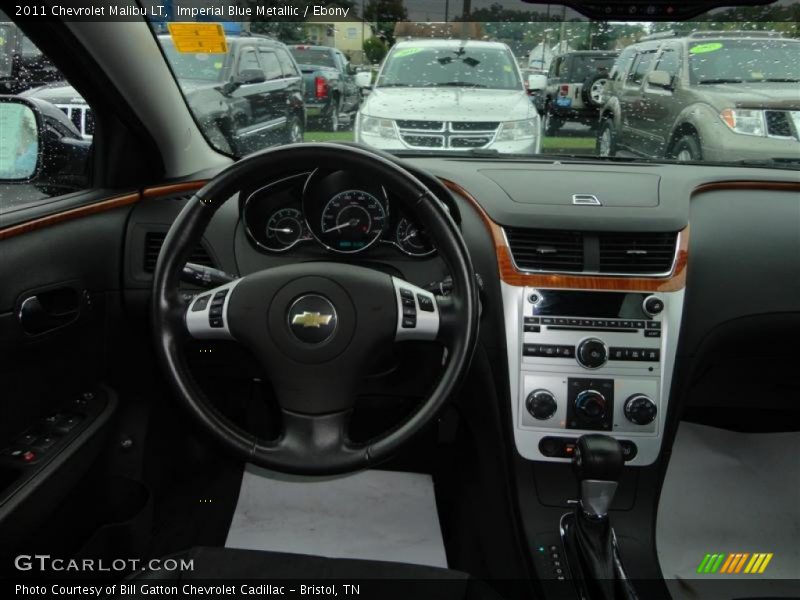 Imperial Blue Metallic / Ebony 2011 Chevrolet Malibu LT