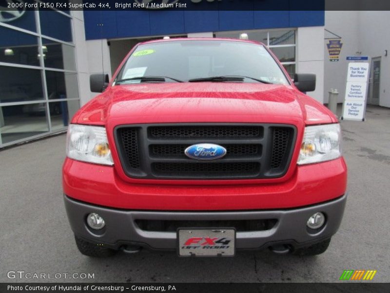 Bright Red / Medium Flint 2006 Ford F150 FX4 SuperCab 4x4