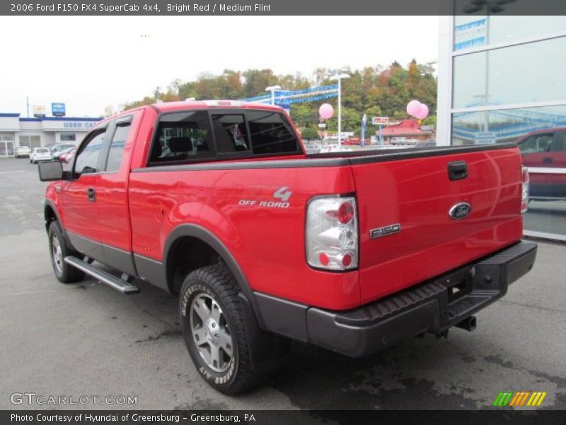 Bright Red / Medium Flint 2006 Ford F150 FX4 SuperCab 4x4