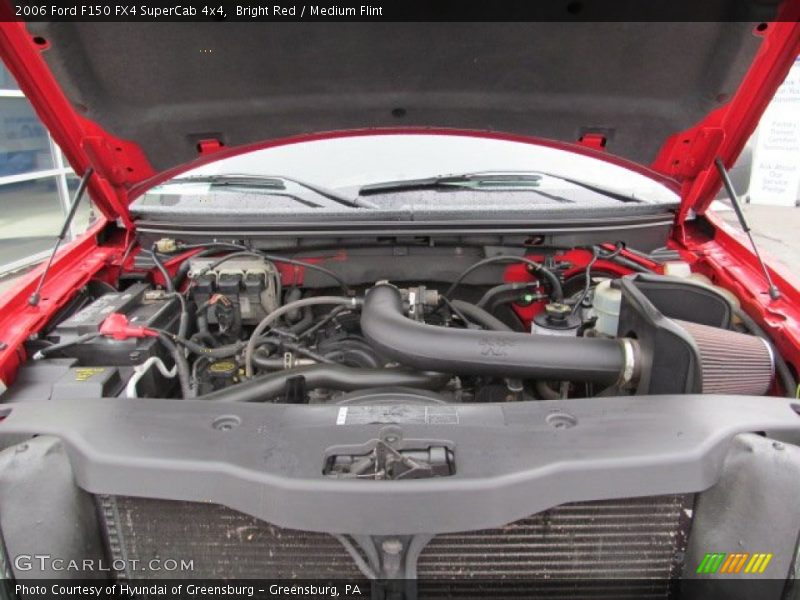Bright Red / Medium Flint 2006 Ford F150 FX4 SuperCab 4x4