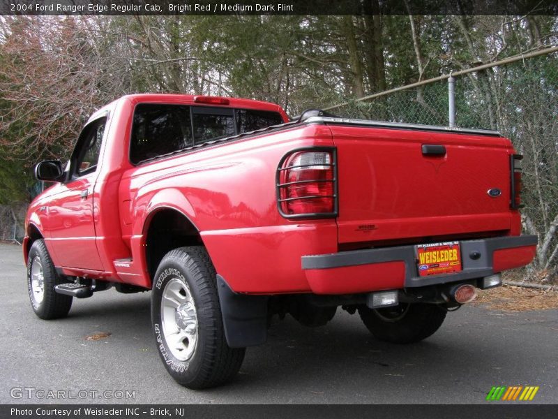 Bright Red / Medium Dark Flint 2004 Ford Ranger Edge Regular Cab