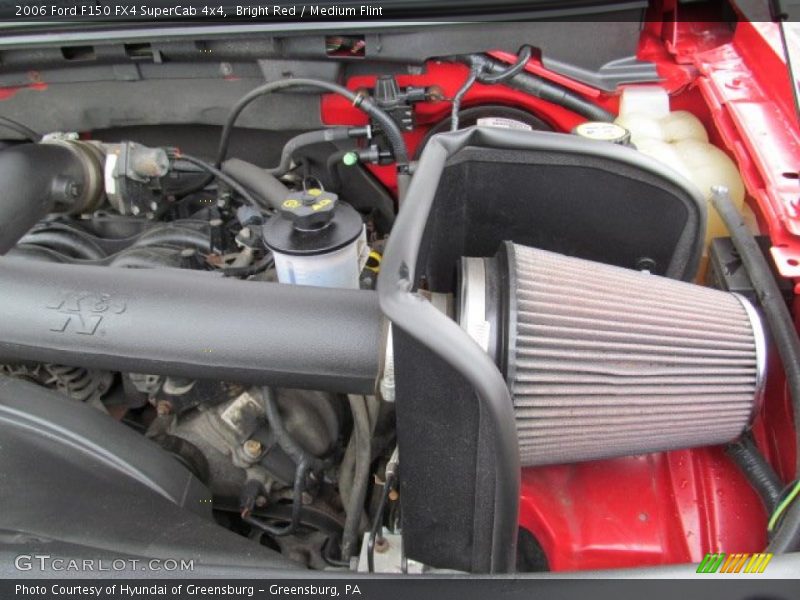 Bright Red / Medium Flint 2006 Ford F150 FX4 SuperCab 4x4