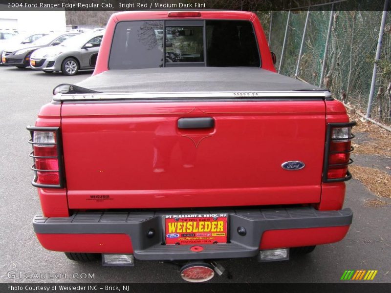 Bright Red / Medium Dark Flint 2004 Ford Ranger Edge Regular Cab