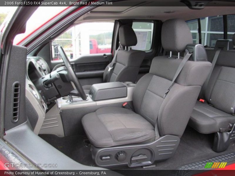 Front Seat of 2006 F150 FX4 SuperCab 4x4