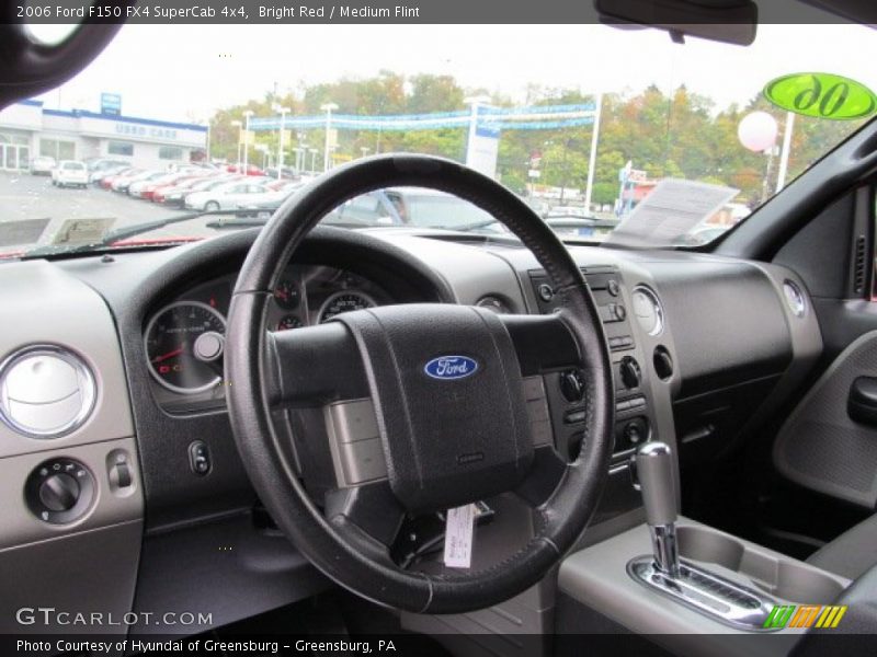 Bright Red / Medium Flint 2006 Ford F150 FX4 SuperCab 4x4