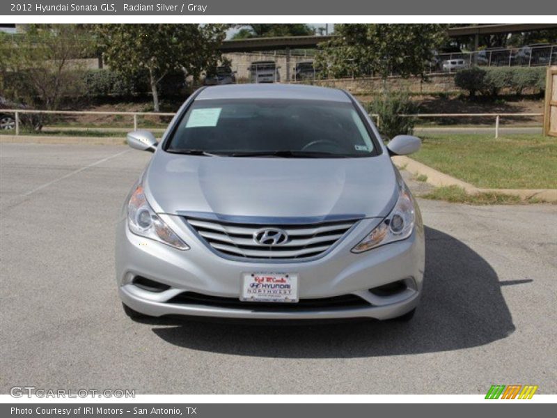 Radiant Silver / Gray 2012 Hyundai Sonata GLS