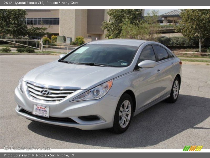 Radiant Silver / Gray 2012 Hyundai Sonata GLS