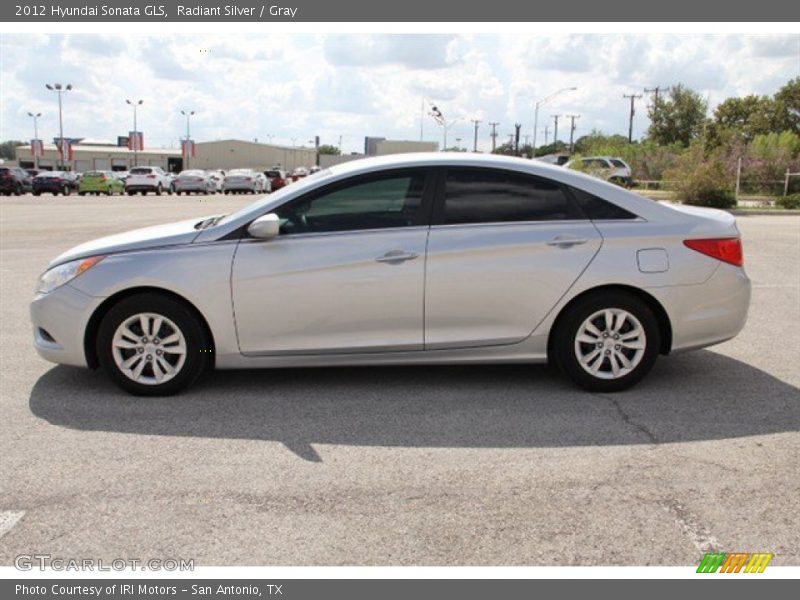 Radiant Silver / Gray 2012 Hyundai Sonata GLS