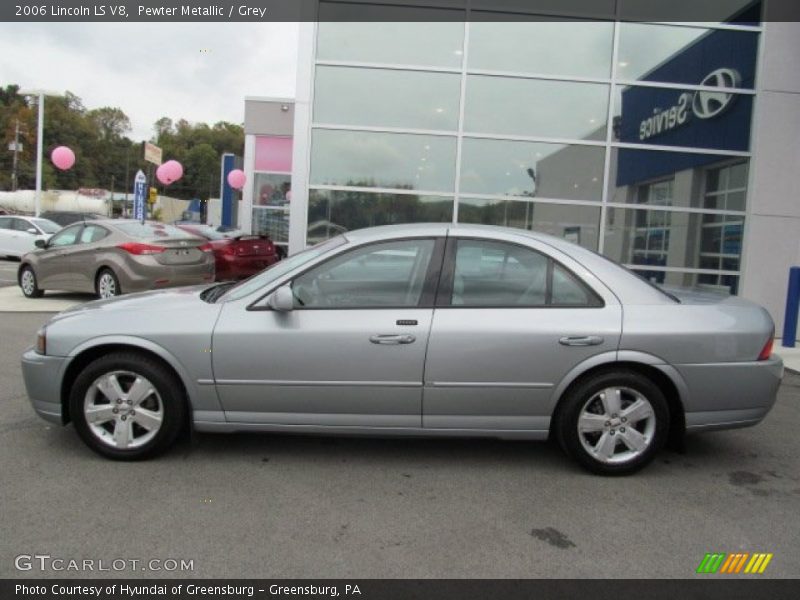 Pewter Metallic / Grey 2006 Lincoln LS V8