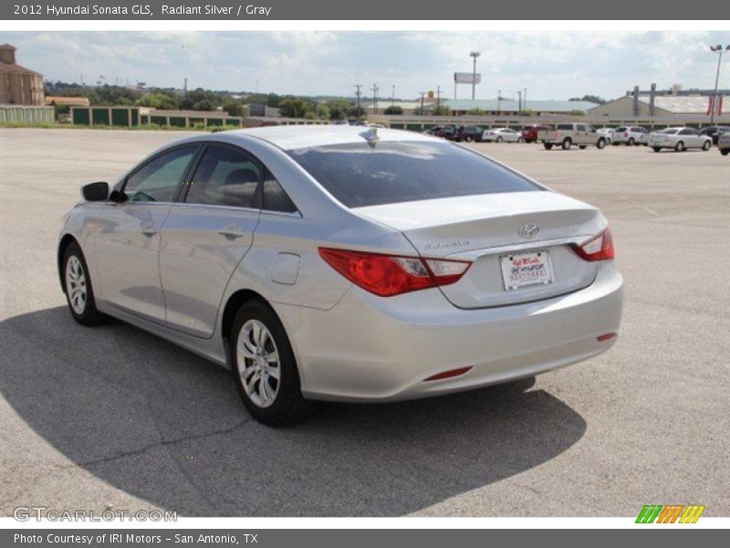 Radiant Silver / Gray 2012 Hyundai Sonata GLS