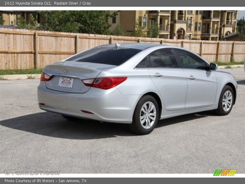 Radiant Silver / Gray 2012 Hyundai Sonata GLS