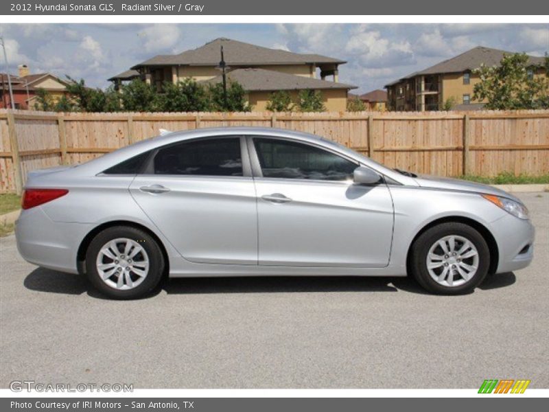 Radiant Silver / Gray 2012 Hyundai Sonata GLS