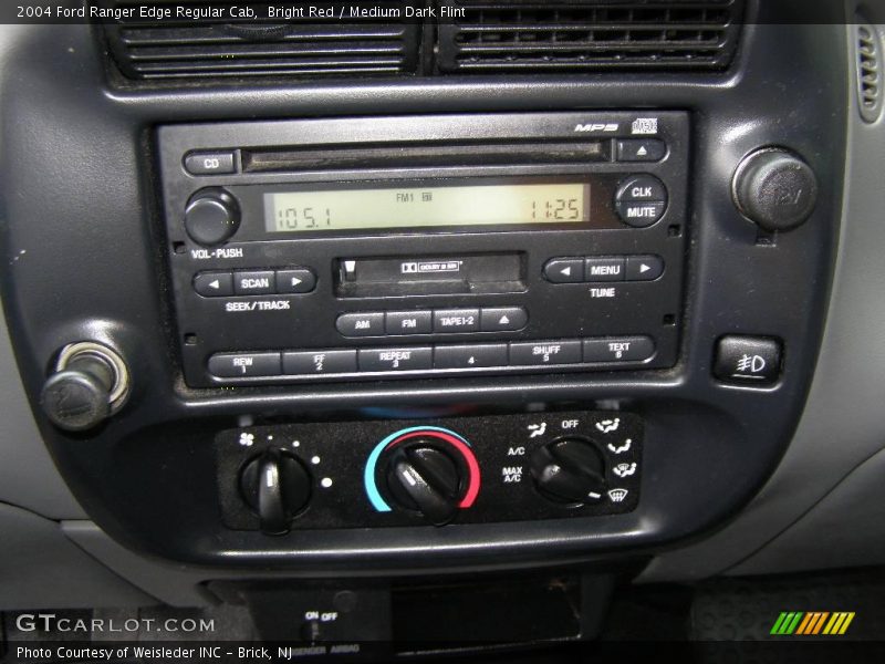 Bright Red / Medium Dark Flint 2004 Ford Ranger Edge Regular Cab